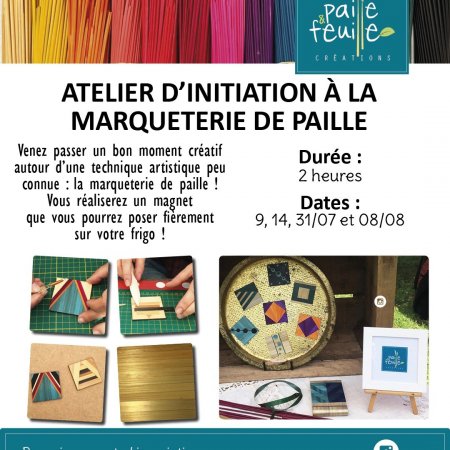 Atelier de marqueterie de paille