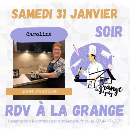 Carte blanche - soirée choucroute