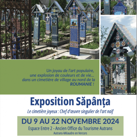 Exposition Le cimetière joyeux de Săpânța