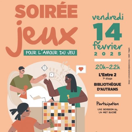 Soirée jeux  "L'amour du jeu"